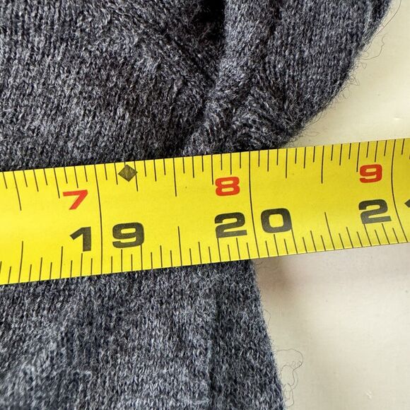 Aeropostale Men's V-Neck Sweater Long Sleeve Logo Gray Heather Size Medium - Picture 6 of 12